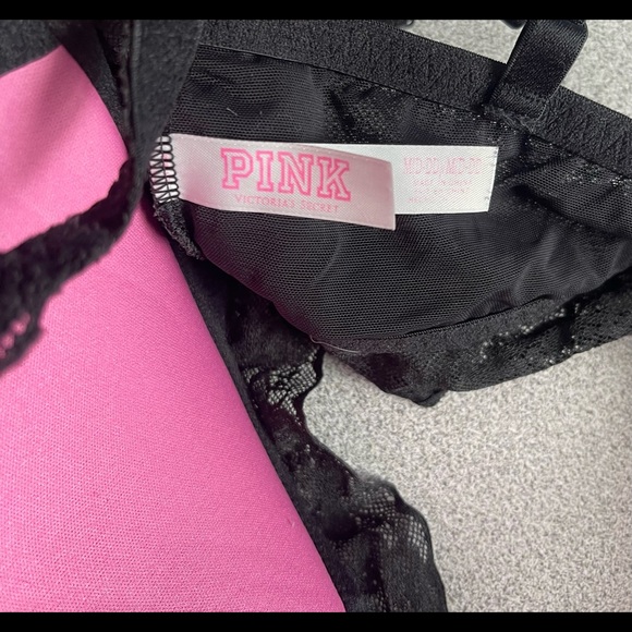 PINK V/S Black Lace Bralette Size M/D-DD - Picture 6 of 9